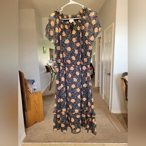LOFT Floral dress (Large)
